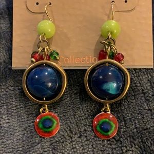 Treska Indigo Mood Earrings NWT